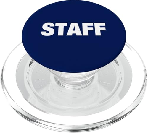 Herren Damen The Word Staff Crew Uniform Shirt Staff PopSockets PopGrip für MagSafe von Bahaa's Tee