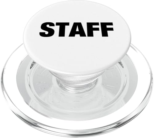 Men's women's The Word Staff Uniform Shirt, Staff PopSockets PopGrip für MagSafe von Bahaa's Tee