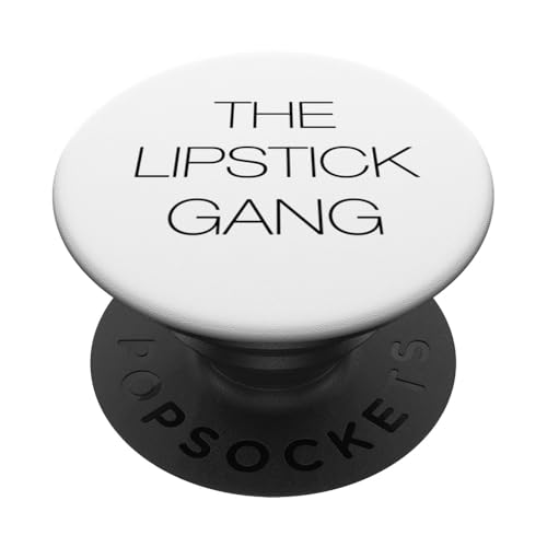 The Lipstick Gang Girls Illustration Novelty Graphic Designs PopSockets Klebender PopGrip von Bahaa's Tee