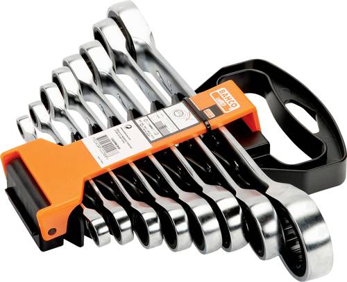 Bahco 1320RM/SH8 Knarren-Ring-Maulschlüssel-Satz 8teilig 7 - 24mm von Bahco