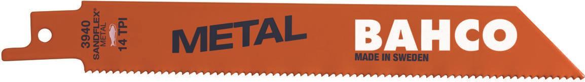 Bahco 3940-228-18-ST-5P Säbelsägeblatt Sandflex® Bimetall, 228mm, 18 Zpz, St 5 St. (3940-228-18-ST-5P) von Bahco