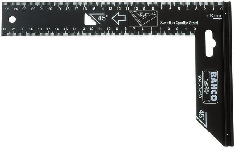 Bahco 9045-B-250 Präzisions-Stahlwinkel 250 mm (9045-B-250) von Bahco