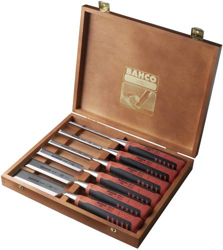 Bahco Stechbeitel-Satz In Holzbox, 6-Tlg, 6,10,12,18,25,32mm 424P-S6-EUR von Bahco