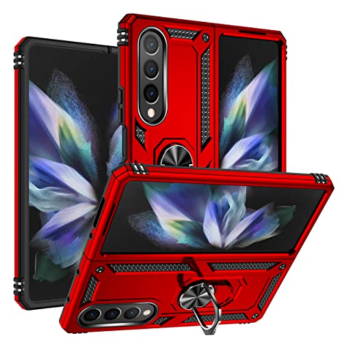 BaiBaiDY Handyhülle für Samsung Galaxy Z Fold 4 Hülle, Stoßdämpfung, Halterung, Fallfestigkeit, TPU + PC-Doppelschichtdesign, Hülle für Samsung Galaxy Z Fold 4.(Rot BaiBaiDY Handyhülle für Samsung Galaxy Z Fold 4 Hülle, Stoßdämpfung, Halterung, Fallfestigkeit, TPU + PC-Doppelschichtdesign, Hülle für Samsung Galaxy Z Fold 4.(Rot von BaiBaiDY