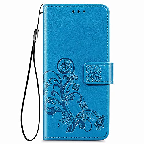 BaiBaiDY Hülle für Blackview A95 Handyhülle, Kartensteckplätze, Ständerfunktion, Luxus PU Leder Brieftasche Flip Folio Cover, Hülle für Blackview A95.(Blau) von BaiBaiDY