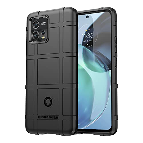 BaiBaiDY Hülle für Motorola Moto G72, Kratzfeste, Stoßdämpfende Telefonhüllen Schlagschutz, Case Cover Schutzhülle für Motorola Moto G72 Handyhülle.(Schwarz) von BaiBaiDY