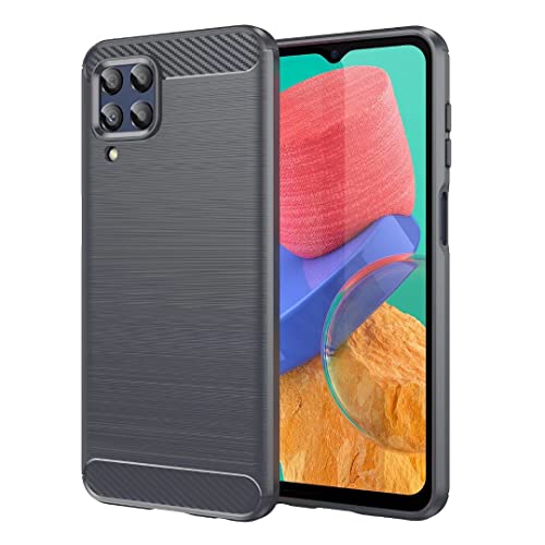 BaiBaiDY Hülle für Samsung Galaxy M33 5G, Kratzfeste, Schlanke, Stoßfeste TPU-Stoßstangenabdeckung, Flexibler Schutz, Schutzhülle für Samsung Galaxy M33 5G Handyhülle.(Grau) von BaiBaiDY