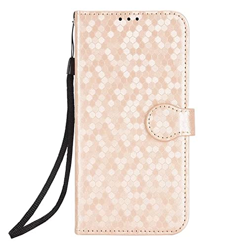 BaiBaiDY Hülle für Samsung Galaxy Xcover 5 Handyhülle, Kartensteckplätze, Ständerfunktion, Luxus PU Leder Brieftasche Flip Folio Cover, Hülle für Samsung Galaxy Xcover 5.(Roségold) von BaiBaiDY