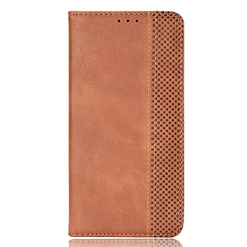 BaiBaiDY Hülle für Samsung Galaxy Xcover 6 Pro Handyhülle, Kartensteckplätze, Ständerfunktion, Luxus PU Leder Brieftasche Flip Folio Cover, Hülle für Samsung Galaxy Xcover 6 Pro.(Braun) von BaiBaiDY