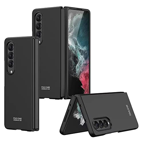 BaiBaiDY Hülle für Samsung Galaxy Z Fold 4, Ultradünner Ganzkörperschutz, Anti-Drop und Kratzfeste Harte PC-Schutzhülle Passend für Samsung Galaxy Z Fold 4 Klapptelefon.(Schwarz) von BaiBaiDY