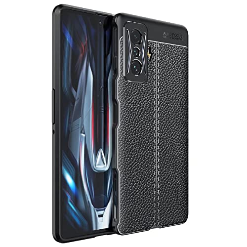 BaiBaiDY Hülle für Xiaomi Poco F4 GT, Kratzfeste, Schlanke, Stoßfeste TPU-Stoßstangenabdeckung, Flexibler Schutz, Schutzhülle für Xiaomi Poco F4 GT Handyhülle.(Schwarz) von BaiBaiDY