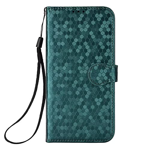 BaiBaiDY Hülle für iPhone 13 Handyhülle, Kartensteckplätze, Ständerfunktion, Luxus PU Leder Brieftasche Flip Folio Cover, Hülle für iPhone 13.(Apfelgrün) von BaiBaiDY