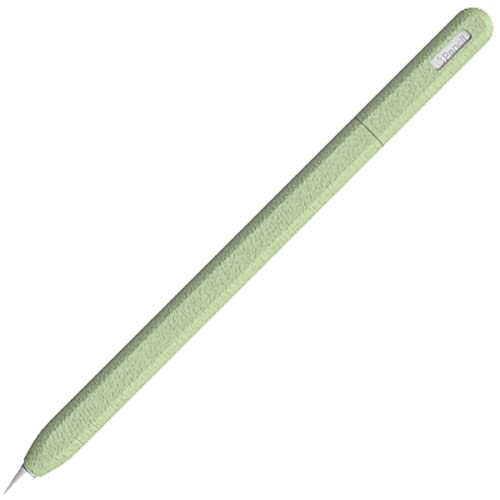 Kompatibel mit Apple Pencil Silikonhülle für 2. Generation, Ultra Dünn Apple Pencil,Schutzhülle Hülle Fall rutschfest Glatte Griffigkeit Halter (Grün) von BaiWeiDun
