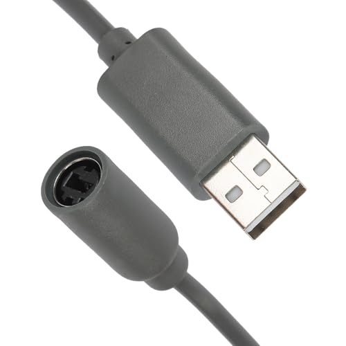 USB-Adapter Controller kompatibel für Logitech G920 G923 G27 G29, Ferrari 458 Spider Racing Wheel Cord, Guitar Hero, Xbox USB-Stecker (Schwarz) von BaiWeiDun