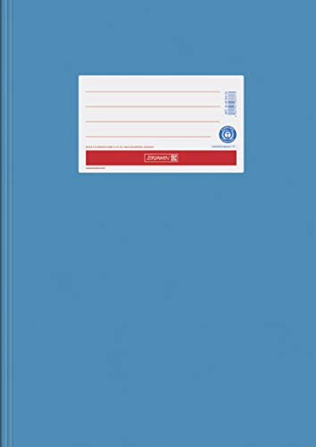 Baier & Schneider BRUNNEN Hefthülle aus Papier (1 Stück A4, Mittelblau) von Baier & Schneider