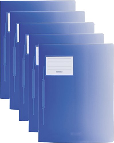 Baier & Schneider Schnellhefter FACT! Colour Code, Kunststoff, 240 x 313 mm (5er Pack, Blau) von Baier & Schneider