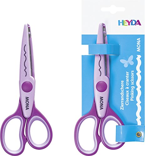 HEYDA Zierrandschere 16cm Motiv Mona von Baier & Schneider