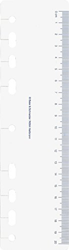 rido/idé 7065732 Lineal aus Kunststoff für A 5 Ringbuch/Timer/Timing 1 von Baier & Schneider