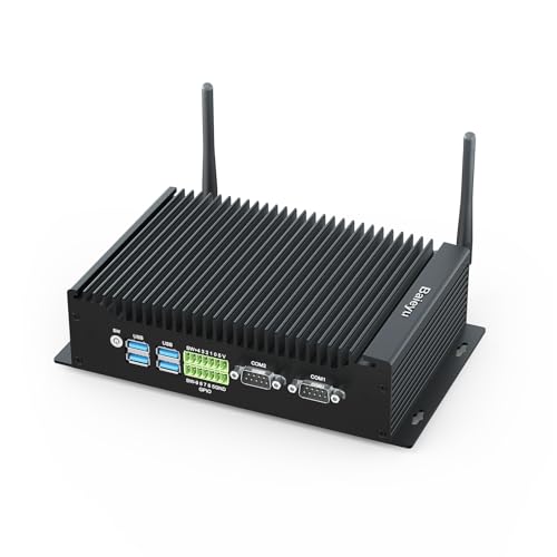 Baieyu Industrie PC Lüfterlos Core i5-10210U, Mini PC Windows 11 Pro, 16 GB RAM DDR4 256 GB M.2 SSD, 4K UHD Triple Display, 2 RJ45 Gigabit, 2 COM RS232, GPIO, WiFi, BT4.2 Mini Desktop Computer Baieyu Industrie PC Lüfterlos Core i5-10210U, Mini PC Windows 11 Pro, 16 GB RAM DDR4 256 GB M.2 SSD, 4K UHD Triple Display, 2 RJ45 Gigabit, 2 COM RS232, GPIO, WiFi, BT4.2 Mini Desktop Computer von Baieyu