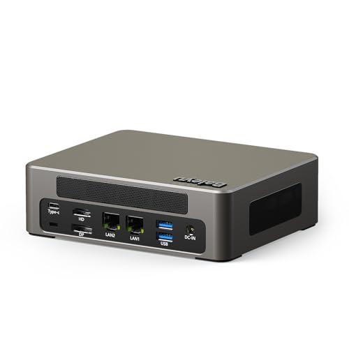 Baieyu Mini Computer Core i7-1255U Prozessor (bis zu 4.70GHz), Mini PC 32GB DDR5 512GB PCIE 4.0 NVMe SSD+2TB HDD Mini Desktop PC Windows 11 Pro Unterstützung 4TB Erweiterung, 4K Triple Display, WiFi 6 von Baieyu