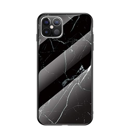 Baifu Hülle für Apple iPhone 12 Pro Max Hülle Marmor Gehärtetem Glas & Silikon Rand Hybrid Hardcase Stoßfest Kratzfest Handyhülle Dünn Case Handyhülle für Apple iPhone 12 Pro Max (Schwarzes Weiß) Baifu Hülle für Apple iPhone 12 Pro Max Hülle Marmor Gehärtetem Glas & Silikon Rand Hybrid Hardcase Stoßfest Kratzfest Handyhülle Dünn Case Handyhülle für Apple iPhone 12 Pro Max (Schwarzes Weiß) von Baifu