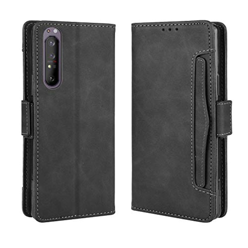 Baifu Lederhülle für Sony Xperia 5 II Hülle, Flip Case Schutzhülle Handy mit Kartenfach Stand und Magnet Funktion als Brieftasche, Tasche Cover Etui Handyhülle für Sony Xperia 5 II, Schwarz Baifu Lederhülle für Sony Xperia 5 II Hülle, Flip Case Schutzhülle Handy mit Kartenfach Stand und Magnet Funktion als Brieftasche, Tasche Cover Etui Handyhülle für Sony Xperia 5 II, Schwarz von Baifu