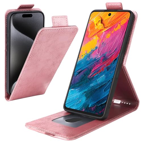 Baifu Lederhülle für TCL 60 NxtPaper 5G, Flip Folio Hüllen für TCL 60 NxtPaper 5G mit horizontalem Ständer und Kartenhalter-Rosa Baifu Lederhülle für TCL 60 NxtPaper 5G, Flip Folio Hüllen für TCL 60 NxtPaper 5G mit horizontalem Ständer und Kartenhalter-Rosa von Baifu