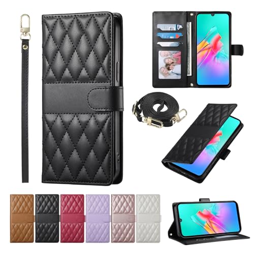 Baifu Plaid-Telefonhülle für OnePlus 1+ Nord 2T, Brieftaschen-Schutzhülle mit Handschlaufe, kompatibel mit OnePlus 1+ Nord 2T-Schwarz Baifu Plaid-Telefonhülle für OnePlus 1+ Nord 2T, Brieftaschen-Schutzhülle mit Handschlaufe, kompatibel mit OnePlus 1+ Nord 2T-Schwarz von Baifu
