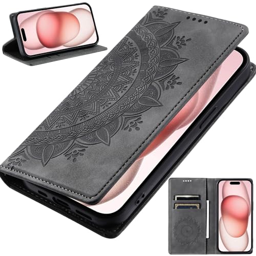 Baifu Wallet Case Kompatibel mit Samsung Galaxy A06 4G, Magnetverschluss, Card Slot Cover für Samsung Galaxy A06 4G, Totem-06 Baifu Wallet Case Kompatibel mit Samsung Galaxy A06 4G, Magnetverschluss, Card Slot Cover für Samsung Galaxy A06 4G, Totem-06 von Baifu