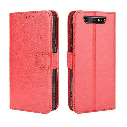 Lederhülle für Blackview BV5500 Hülle, Flip Case Schutzhülle Handy mit Kartenfach Stand und Magnet Funktion als Brieftasche, Tasche Cover Etui Handyhülle für BV5500,BV5500 Pro,BV5500 Plus, Rot Lederhülle für Blackview BV5500 Hülle, Flip Case Schutzhülle Handy mit Kartenfach Stand und Magnet Funktion als Brieftasche, Tasche Cover Etui Handyhülle für BV5500,BV5500 Pro,BV5500 Plus, Rot von Baifu
