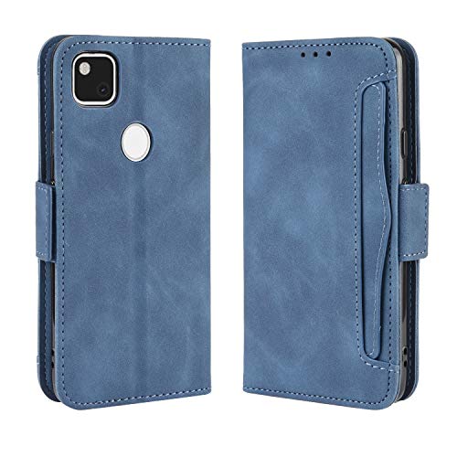 Lederhülle für Google Pixel 4A 4G Hülle, Flip Case Schutzhülle Handy mit Kartenfach Stand und Magnet Funktion als Brieftasche, Tasche Cover Etui Handyhülle für Google Pixel 4A 4G, Blau Lederhülle für Google Pixel 4A 4G Hülle, Flip Case Schutzhülle Handy mit Kartenfach Stand und Magnet Funktion als Brieftasche, Tasche Cover Etui Handyhülle für Google Pixel 4A 4G, Blau von Baifu
