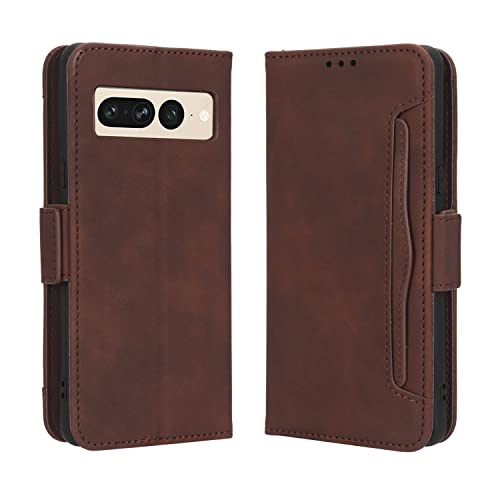 Lederhülle für Google Pixel 7 Pro Hülle, Flip Case Schutzhülle Handy mit Kartenfach Stand und Magnet Funktion als Brieftasche, Handyhülle für Google Pixel 7 Pro, Brown Lederhülle für Google Pixel 7 Pro Hülle, Flip Case Schutzhülle Handy mit Kartenfach Stand und Magnet Funktion als Brieftasche, Handyhülle für Google Pixel 7 Pro, Brown von Baifu