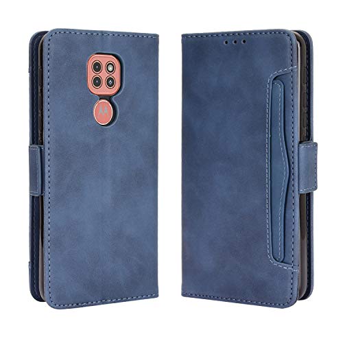 Lederhülle für Motorola Moto G9 Play Hülle, Flip Case Schutzhülle Handy mit Kartenfach Stand und Magnet Funktion als Brieftasche, Tasche Cover Etui Handyhülle für Motorola Moto G9 Play, Blau Lederhülle für Motorola Moto G9 Play Hülle, Flip Case Schutzhülle Handy mit Kartenfach Stand und Magnet Funktion als Brieftasche, Tasche Cover Etui Handyhülle für Motorola Moto G9 Play, Blau von Baifu