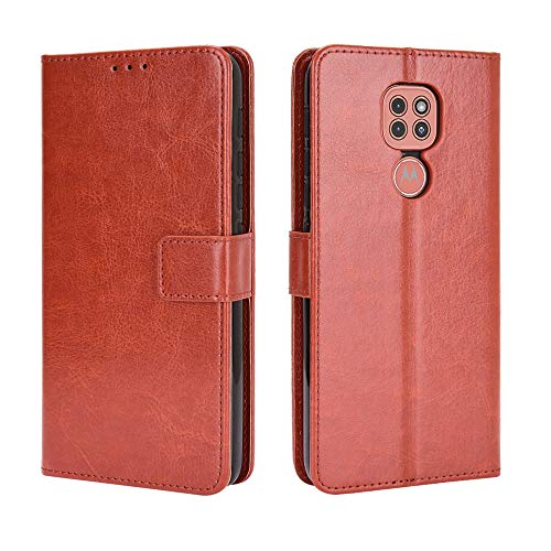 Lederhülle für Motorola Moto G9 Play Hülle, Flip Case Schutzhülle Handy mit Kartenfach Stand und Magnet Funktion als Brieftasche, Tasche Cover Etui Handyhülle für Motorola Moto G9 Play, Brown Lederhülle für Motorola Moto G9 Play Hülle, Flip Case Schutzhülle Handy mit Kartenfach Stand und Magnet Funktion als Brieftasche, Tasche Cover Etui Handyhülle für Motorola Moto G9 Play, Brown von Baifu