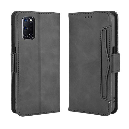 Lederhülle für OPPO A52/A72/A92/A72/A92 Hülle, Flip Case Schutzhülle Handy mit Kartenfach Stand und Magnet Funktion als Brieftasche, Tasche Cover Etui Handyhülle für OPPO A52/A72/A92/A72/A92, Schwarz Lederhülle für OPPO A52/A72/A92/A72/A92 Hülle, Flip Case Schutzhülle Handy mit Kartenfach Stand und Magnet Funktion als Brieftasche, Tasche Cover Etui Handyhülle für OPPO A52/A72/A92/A72/A92, Schwarz von Baifu