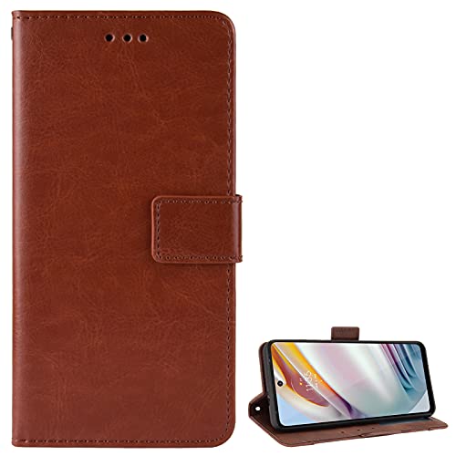 Lederhülle für TCL 30+ Hülle, Flip Case Schutzhülle Handy mit Kartenfach Stand und Magnet Funktion als Brieftasche, Handyhülle für TCL 30+, Brown Lederhülle für TCL 30+ Hülle, Flip Case Schutzhülle Handy mit Kartenfach Stand und Magnet Funktion als Brieftasche, Handyhülle für TCL 30+, Brown von Baifu