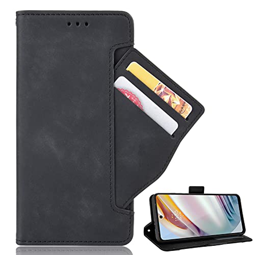 Lederhülle für ZTE Blade L9 Hülle, Flip Case Schutzhülle Handy mit Kartenfach Stand und Magnet Funktion als Brieftasche, Handyhülle für ZTE Blade L9, Schwarz von Baifu