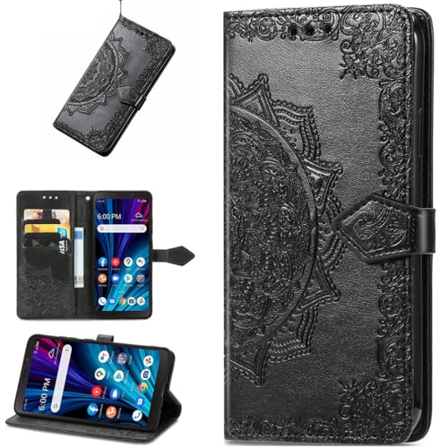 Mandala Blumen Hülle für Nokia 8.3 Handyhülle, [Ständer] [Magnetverschluss], Card Slot Leder Wallet Case für Nokia 8.3 Tasche-03 von Baifu