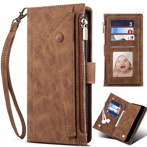 RFID Blocker Handyhülle für Oppo K13, Reißverschluss Tasche, Hülle Brieftasche Handytasche Cover für Oppo K13-Braun RFID Blocker Handyhülle für Oppo K13, Reißverschluss Tasche, Hülle Brieftasche Handytasche Cover für Oppo K13-Braun von Baifu