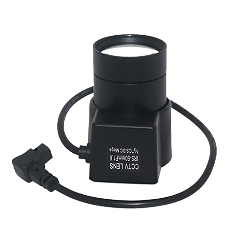 Bakemoro 5–50 mm Überwachungskameraobjektiv F1.6 1,3 MP 1/3 Mount Auto Iris Kamera Objektiv für CCTV-Überwachungskamera von Bakemoro