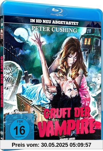 Gruft der Vampire (OT: Vampire Lovers) Horror-Klassiker mit Peter Cushing aus den legendären Hammer-Filmstudios [Blu-ray] von Baker, Roy Ward