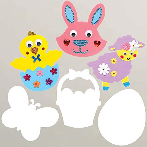 Baker Ross AX809 Osterkarten-Rohlinge, für Kinder, 30 Stück Baker Ross AX809 Osterkarten-Rohlinge, für Kinder, 30 Stück von Baker Ross