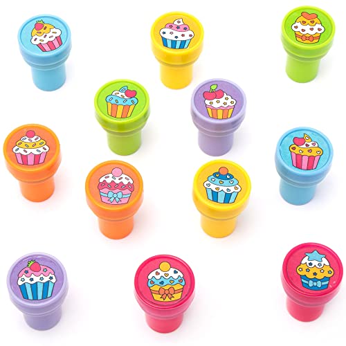 Baker Ross FC368 Cupcake-Stempel, selbstfärbend, 12 Stück, für Kinder Baker Ross FC368 Cupcake-Stempel, selbstfärbend, 12 Stück, für Kinder von Baker Ross