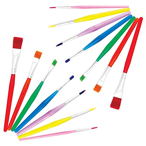 Baker Ross FE334 Farbpinsel-Set, 14 Stück, für Kinder, Malzubehör, Kunstbedarf, verschieden Baker Ross FE334 Farbpinsel-Set, 14 Stück, für Kinder, Malzubehör, Kunstbedarf, verschieden von Baker Ross
