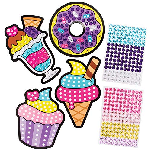 Baker Ross FE404 Edelstein-Kunst-Kit, Motiv: Süßigkeiten, 4 Stück, Machen Sie Ihr eigenes Bilder-Set, kreative Aktivitäten für Kinder, selbstklebende Edelsteine Baker Ross FE404 Edelstein-Kunst-Kit, Motiv: Süßigkeiten, 4 Stück, Machen Sie Ihr eigenes Bilder-Set, kreative Aktivitäten für Kinder, selbstklebende Edelsteine von Baker Ross