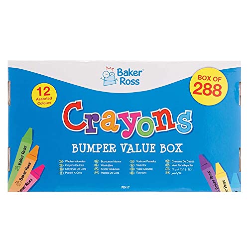Baker Ross FE417 Buntstifte im Vorteilspack, 288 Stück, Scrapbooking-Zubehör, Kunstbedarf für Kinder, Buntstifte für Kinder Baker Ross FE417 Buntstifte im Vorteilspack, 288 Stück, Scrapbooking-Zubehör, Kunstbedarf für Kinder, Buntstifte für Kinder von Baker Ross