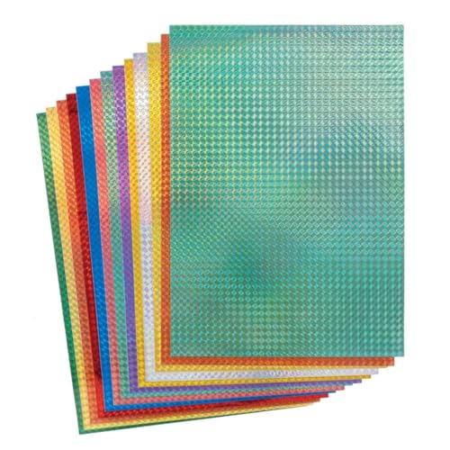 Baker Ross FE813 Holographisches Kartenset - 20er Pack, Bastelbedarf für Kinder, Ideal für Bastelaktivitäten und Dekorationsarbeiten Baker Ross FE813 Holographisches Kartenset - 20er Pack, Bastelbedarf für Kinder, Ideal für Bastelaktivitäten und Dekorationsarbeiten von Baker Ross