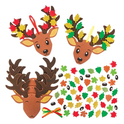 Baker Ross FN302 Hirsch-Deko-Set - 5er Pack, Herbstdekoration für Kinder, Herbstdekoration Baker Ross FN302 Hirsch-Deko-Set - 5er Pack, Herbstdekoration für Kinder, Herbstdekoration von Baker Ross
