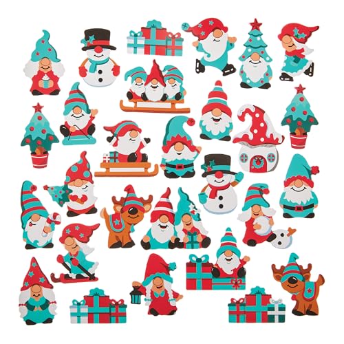 Baker Ross FN320 Christmas Gonk Foam Stickers - Packung mit 150 Aufklebern, Weihnachtsaufkleber für Kinder Baker Ross FN320 Christmas Gonk Foam Stickers - Packung mit 150 Aufklebern, Weihnachtsaufkleber für Kinder von Baker Ross