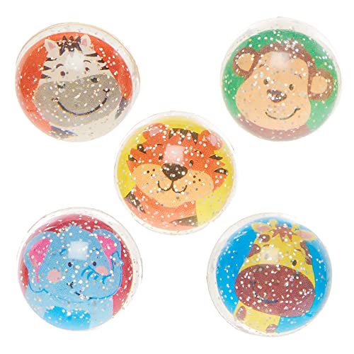 Baker Ross FX656 Dschungel-Kumpels-Glitter-Jetballs - 10er Packung, Partytütenfüller für Kinder von Baker Ross